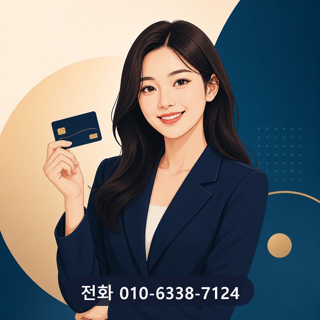 신한카드 카드깡 대표 이미지 · 문의 010-6338-7124