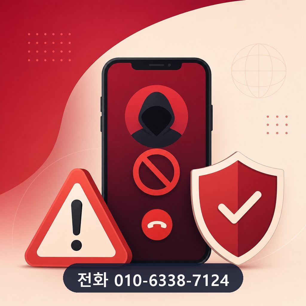 신한카드 카드깡 피해 예방 주의사항 이미지 · 문의 010-6338-7124